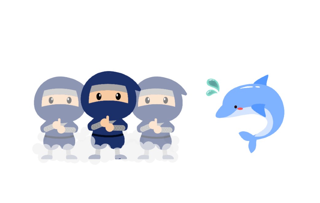 ドルたんと分身忍者